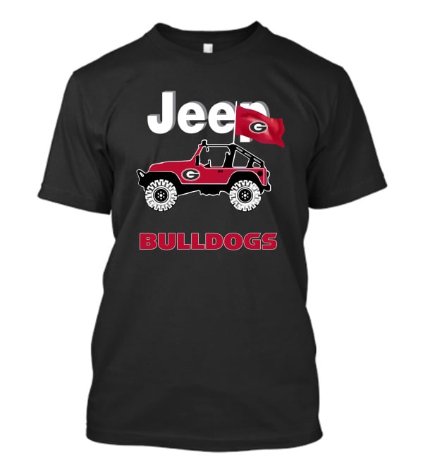 Georgia Bulldogs Jeep Flag Bulldogs T-Shirt