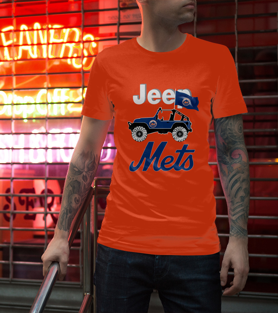 Jeep New York Mets Are Coming T-Shirt