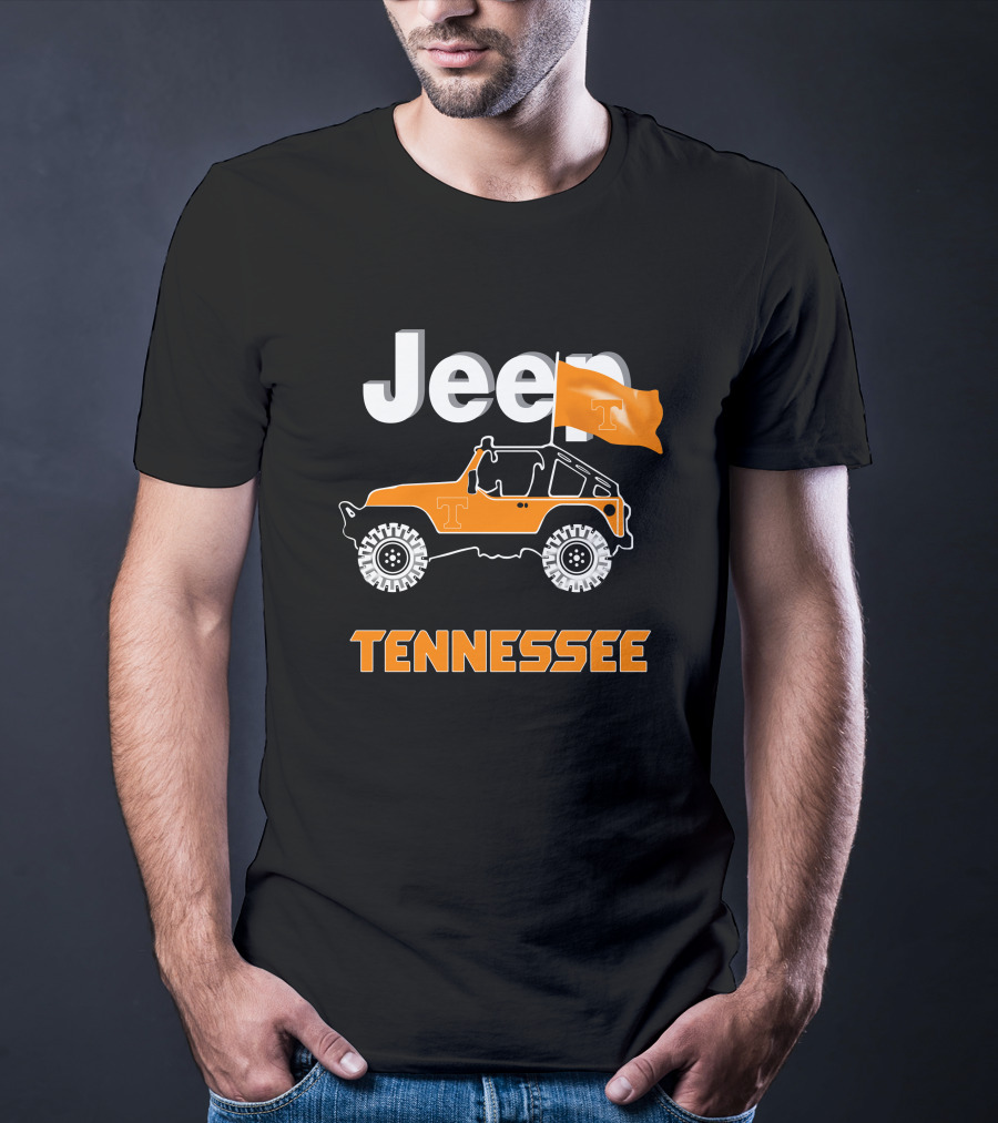 Jeep Tennessee Volunteers Orange Flag Edition T-Shirt