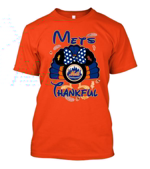 Mets Thankful Thanksgiving Minnie T-Shirt