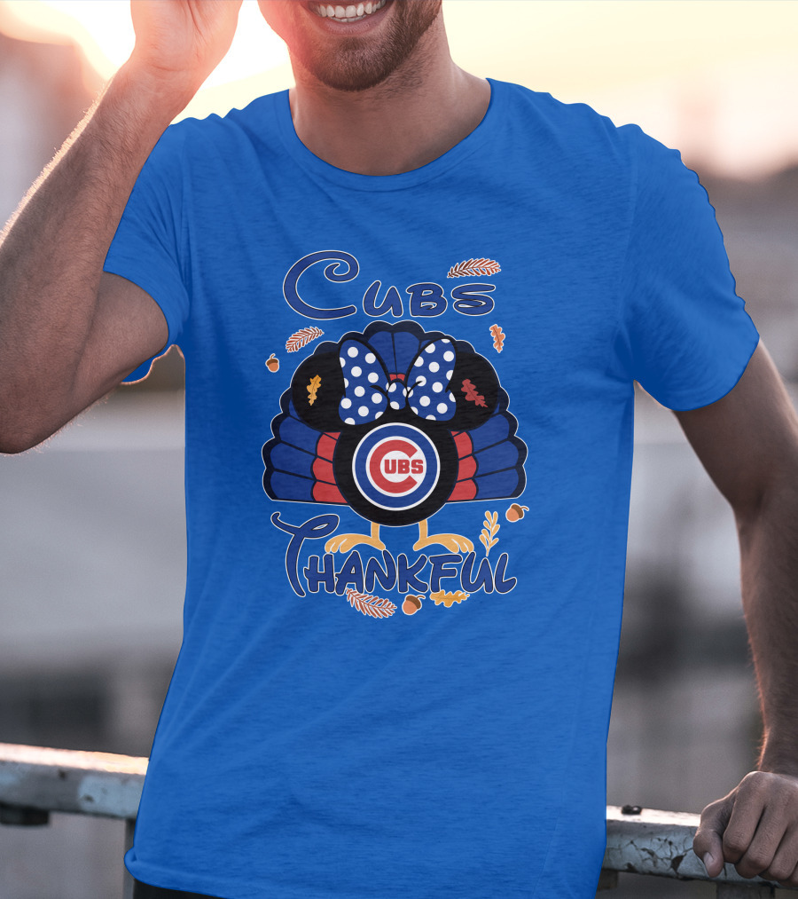 Cubs Thankful Minnie Thanksgiving T-Shirt