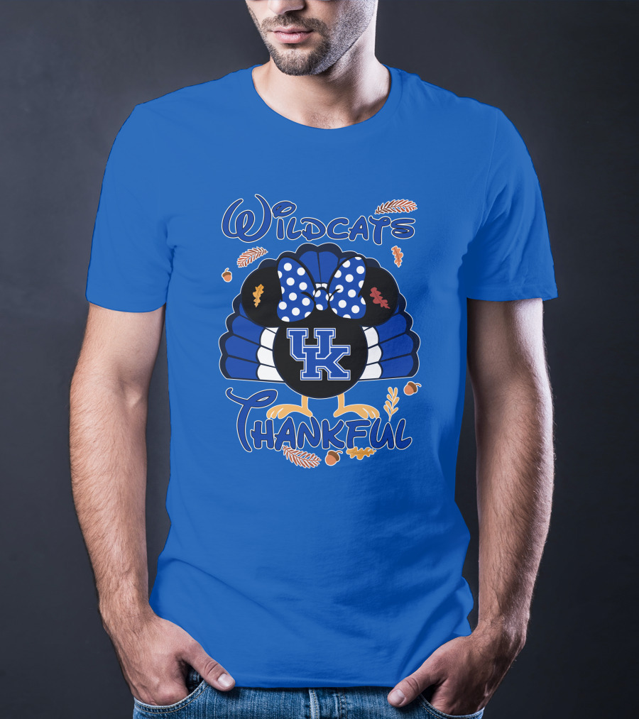 Wildcats Thankful UK Minnie Thanksgiving T-Shirt