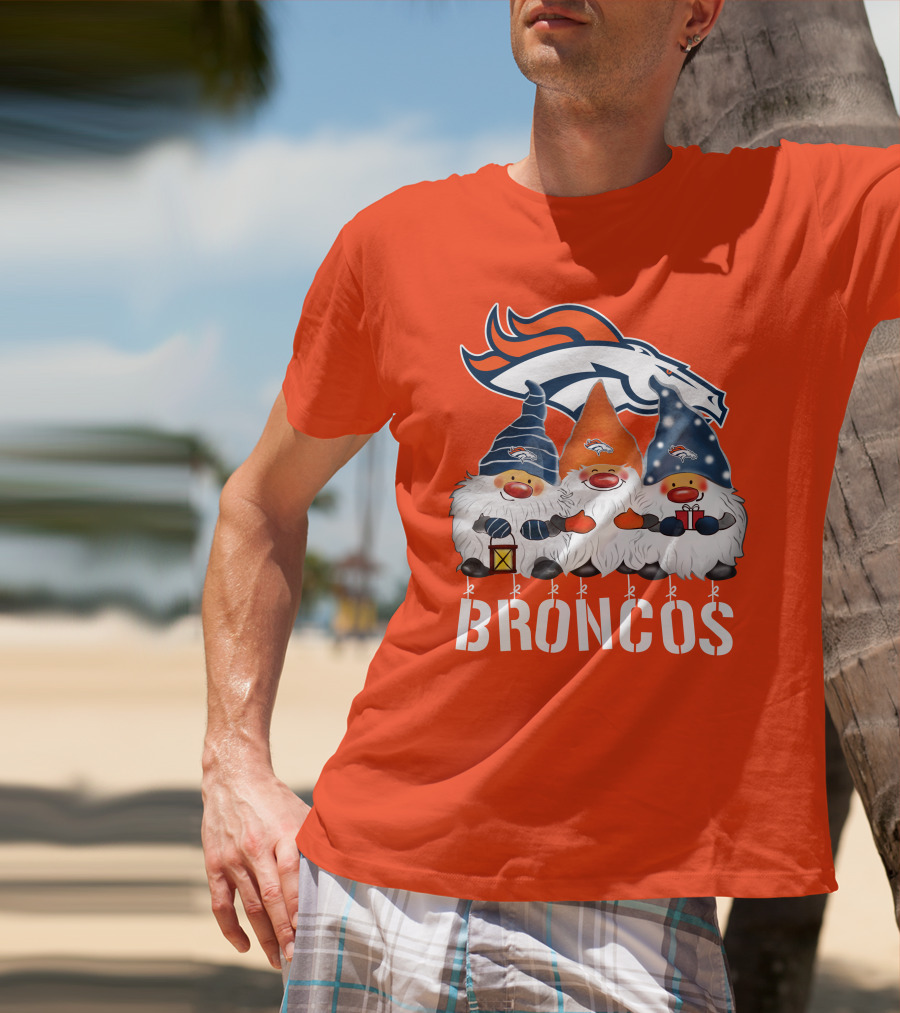 Denver Broncos Merry Christmas Happy Holidays Broncos T-Shirt