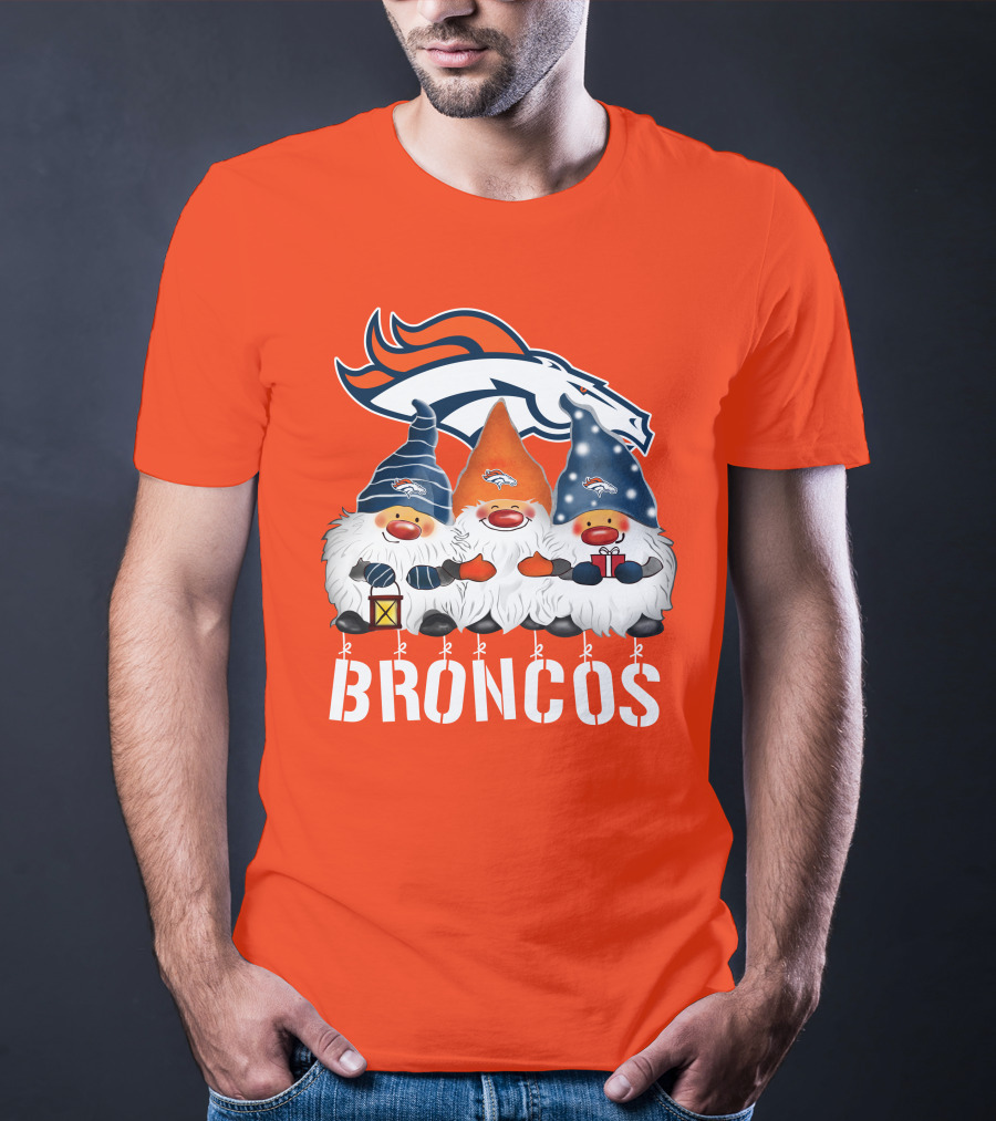 Denver Broncos Merry Christmas Happy Holidays Broncos T-Shirt