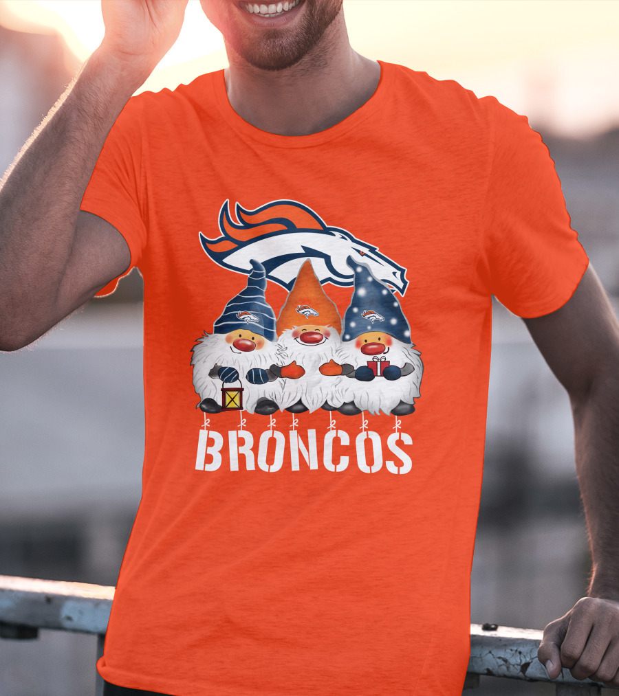 Denver Broncos Merry Christmas Happy Holidays Broncos T-Shirt