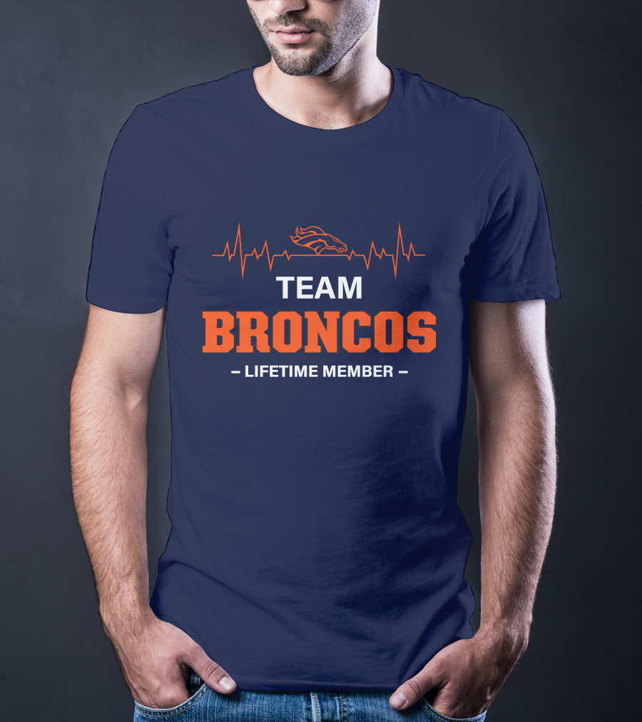 Team Broncos Lifetime Member T-Shirt