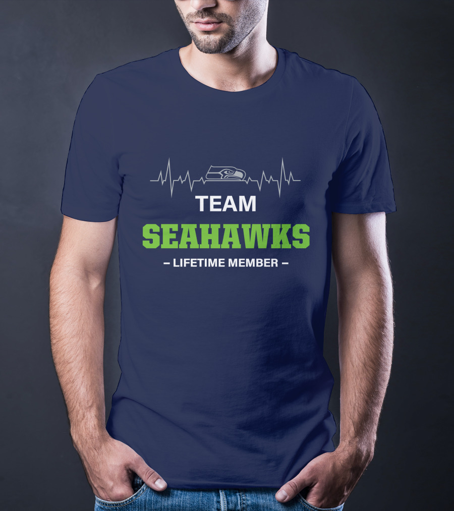 Team Seahawks Lifetime Member T-Shirt