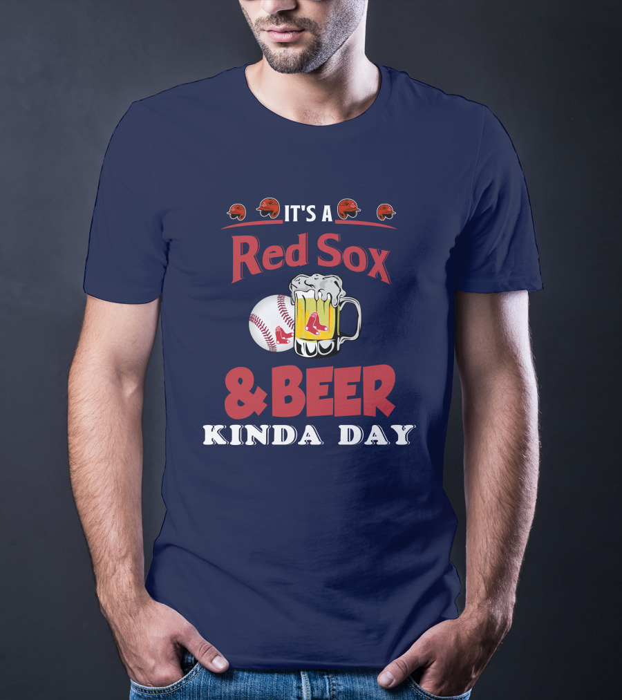 Boston Red Sox Beer Baseball Day T-Shirt