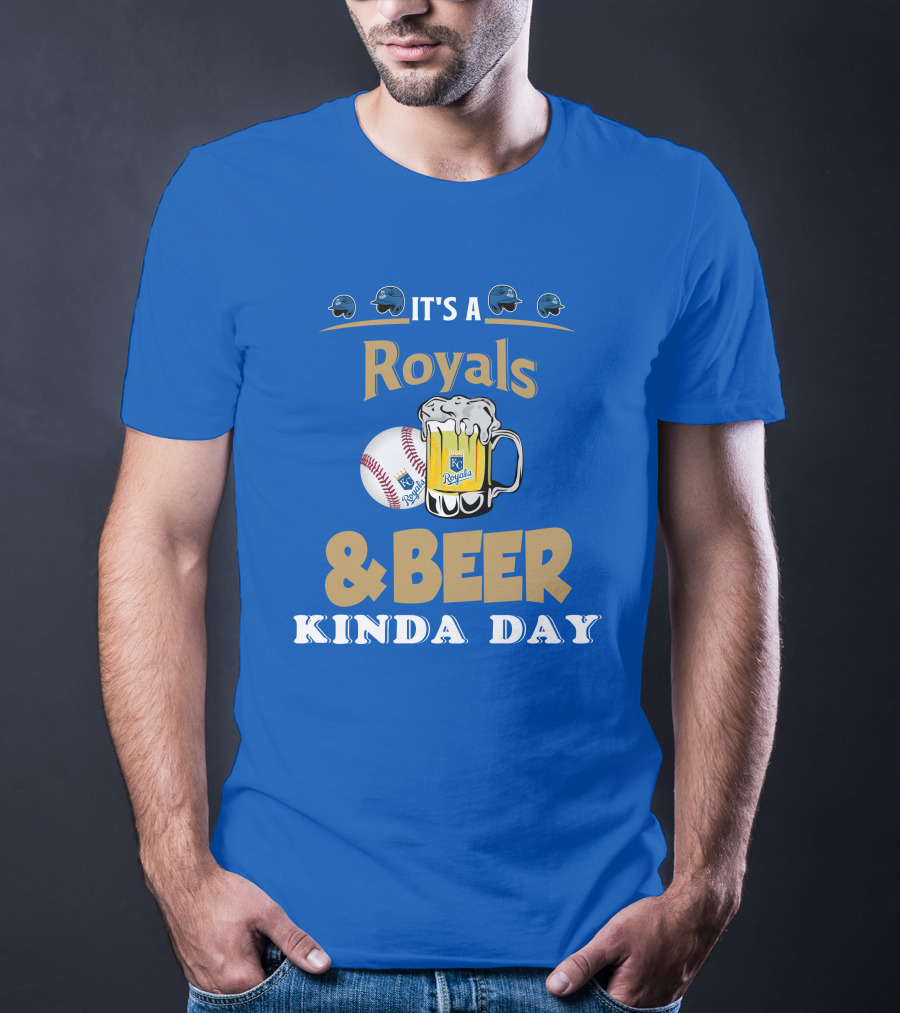 Kansas City Royals Baseball And Beer Kinda Day T-Shirt