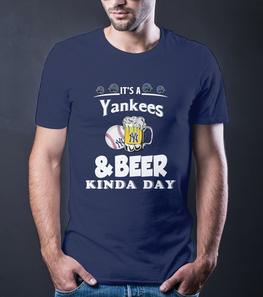Yankees Baseball And Beer Fans Perfect Day T-Shirt