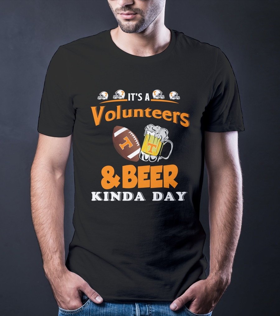 Tennessee Volunteers Football And Beer Day Celebrations T-Shirt