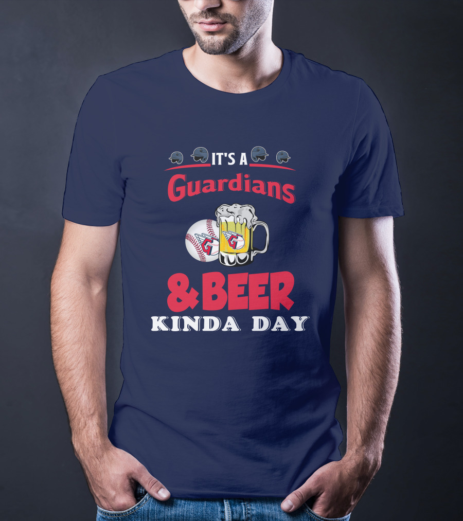 It's A Cleveland Guardians And Beer Kinda Day Baseball Mug T-Shirt
