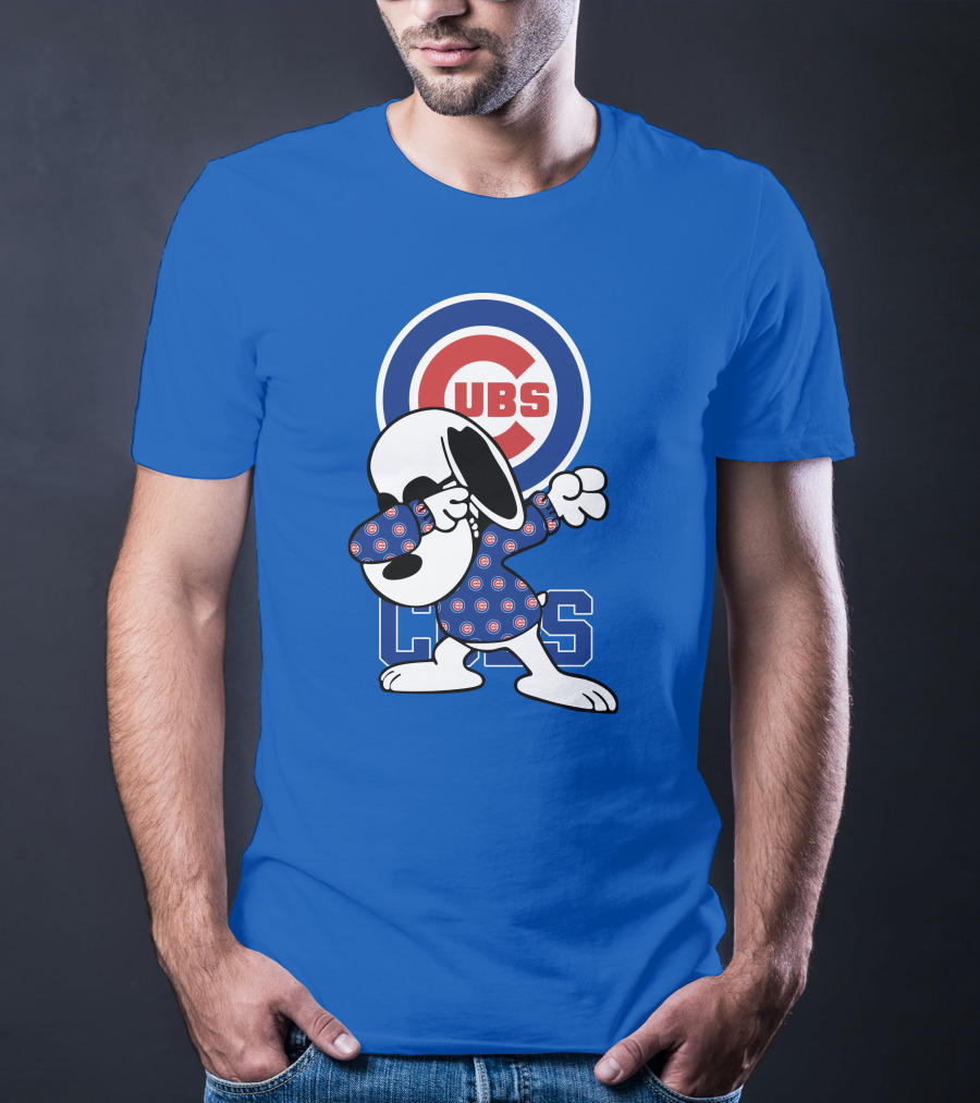 Chicago Cubs Snoopy Dabbing T-Shirt