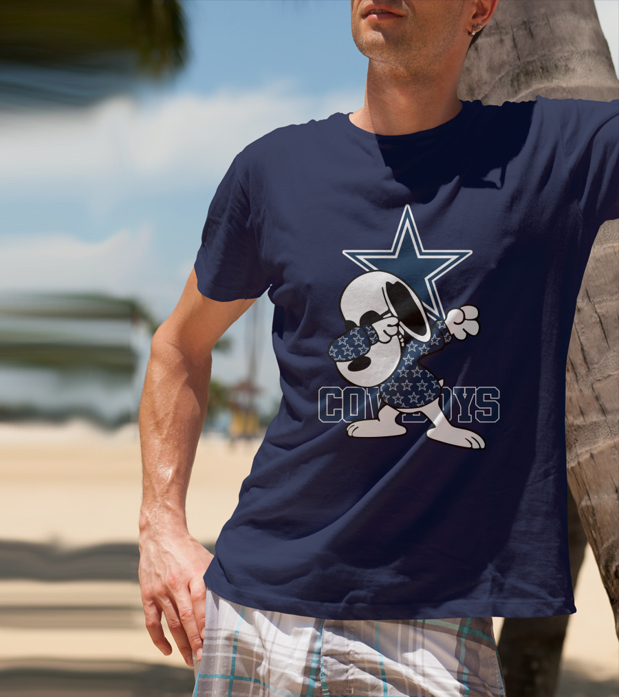 Dallas Cowboys Snoopy Dabbing Star T-Shirt