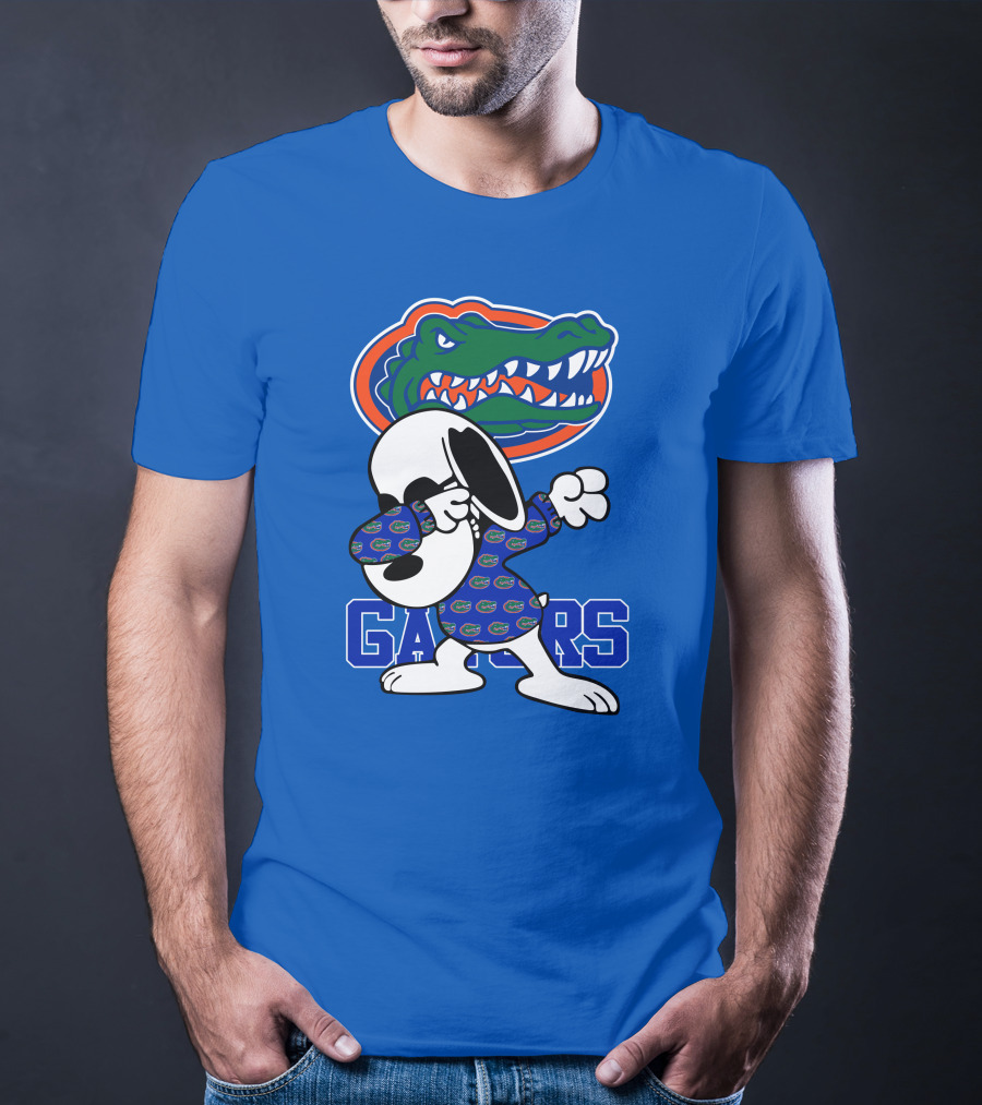 Florida Gators Snoopy Dabbing Alligator T-Shirt