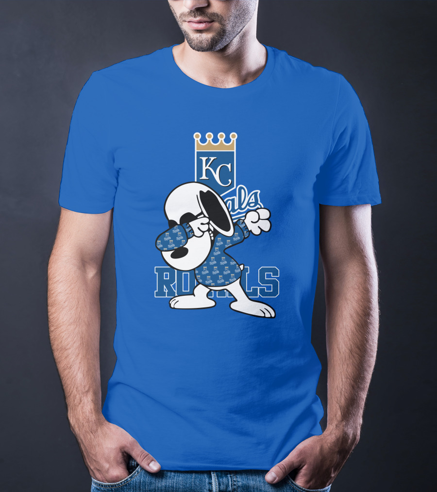 KC Royals Snoopy Dabbing Royals T-Shirt