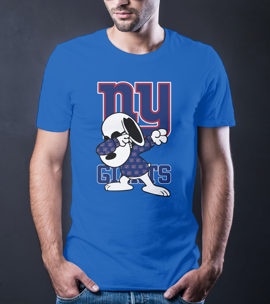 New York Giants Snoopy Dabbing Ny Giants T-Shirt