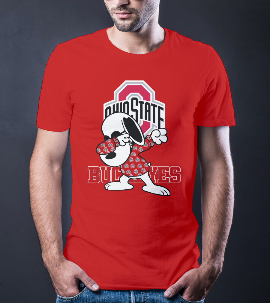 Ohio State Buckeyes Snoopy Dabbing T-Shirt