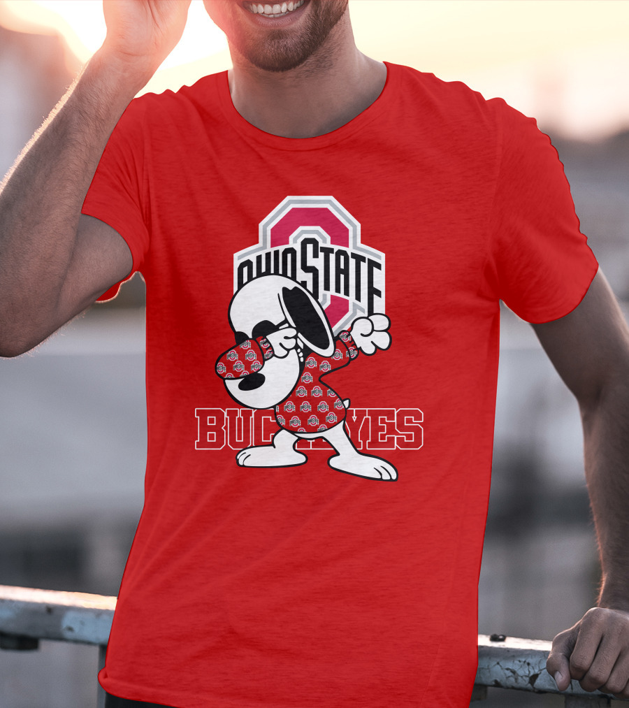 Ohio State Buckeyes Snoopy Dabbing T-Shirt
