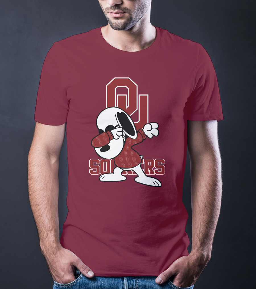 OU Sooners Snoopy Dabbing T-Shirt