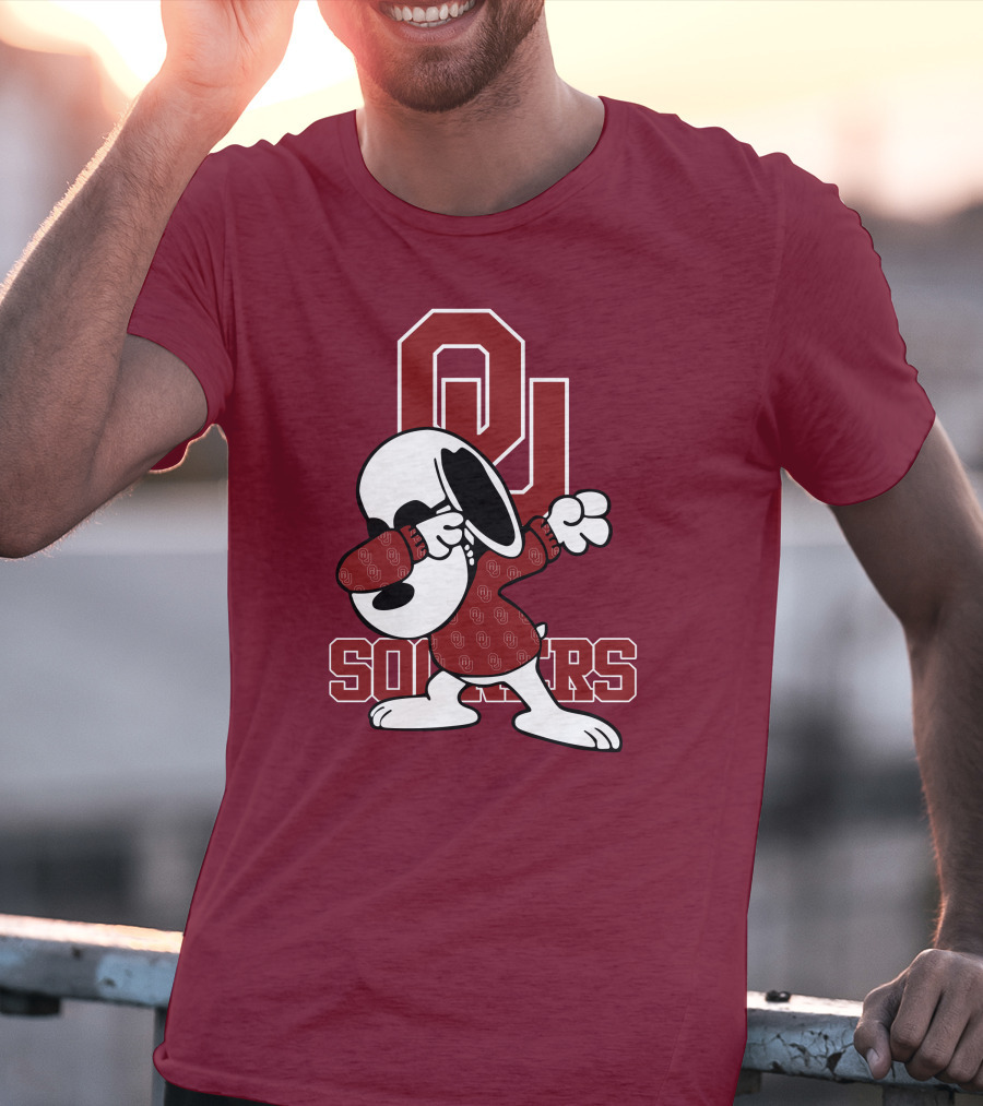 OU Sooners Snoopy Dabbing T-Shirt