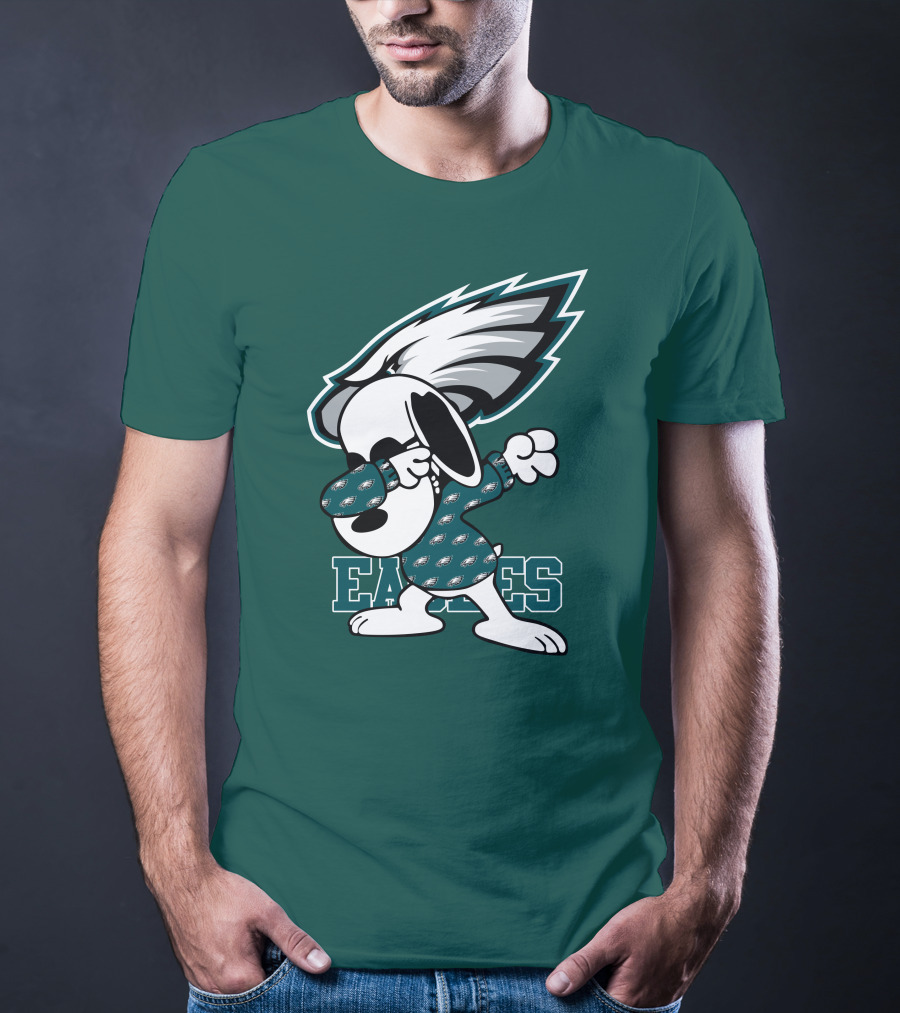 Philadelphia Eagles Snoopy Dabbing Mascot T-Shirt