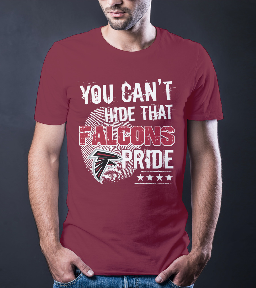You Can't Hide That Falcons Pride With Atlanta Logo And Stars T-Shirt