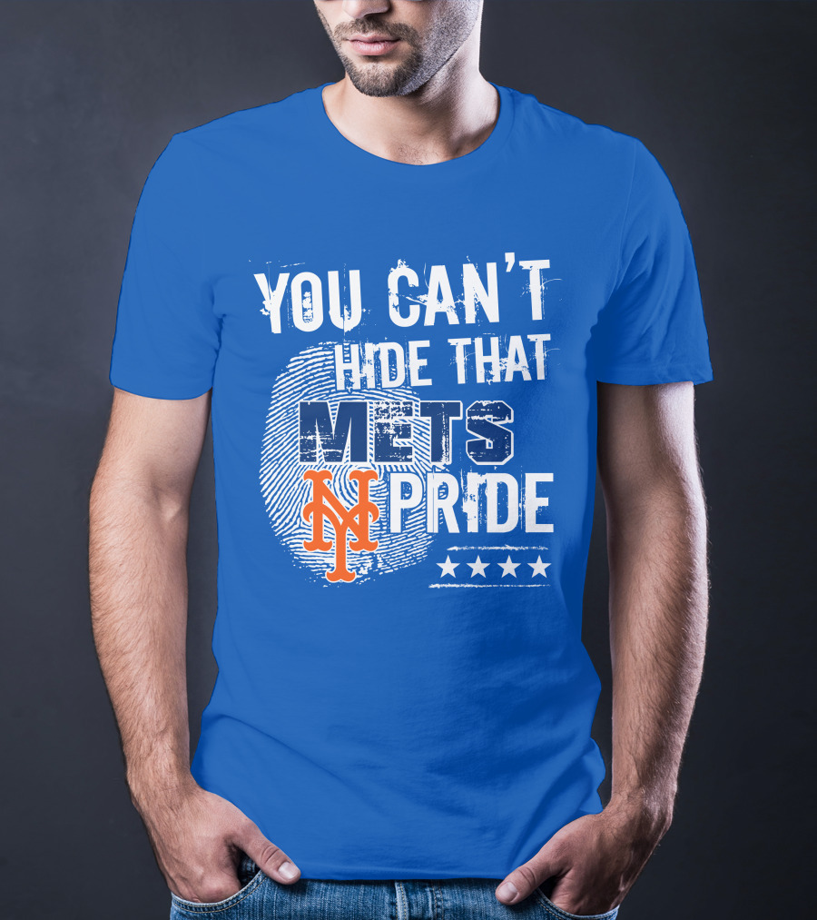You Can't Hide That Mets Pride With New York Mets Logo And Stars T-Shirt