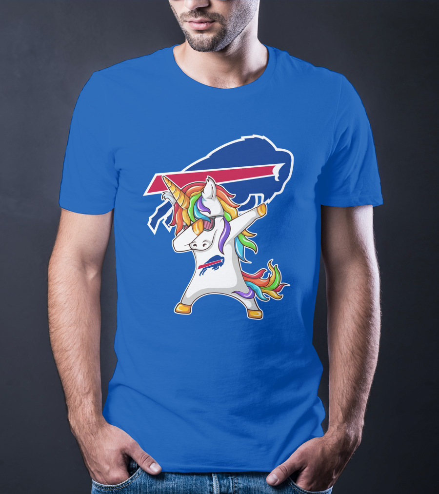 Buffalo Bills Unicorn Dabbing NFL Fan T-Shirt
