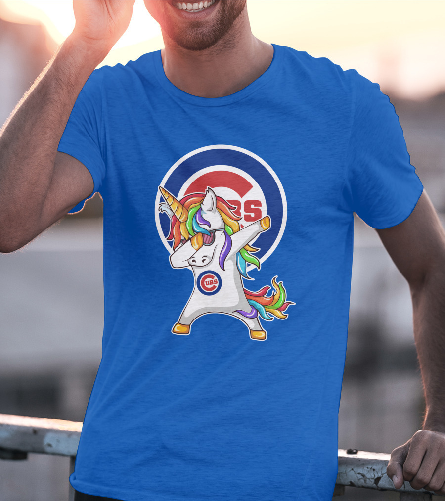 Chicago Cubs Unicorn Dabbing T-Shirt