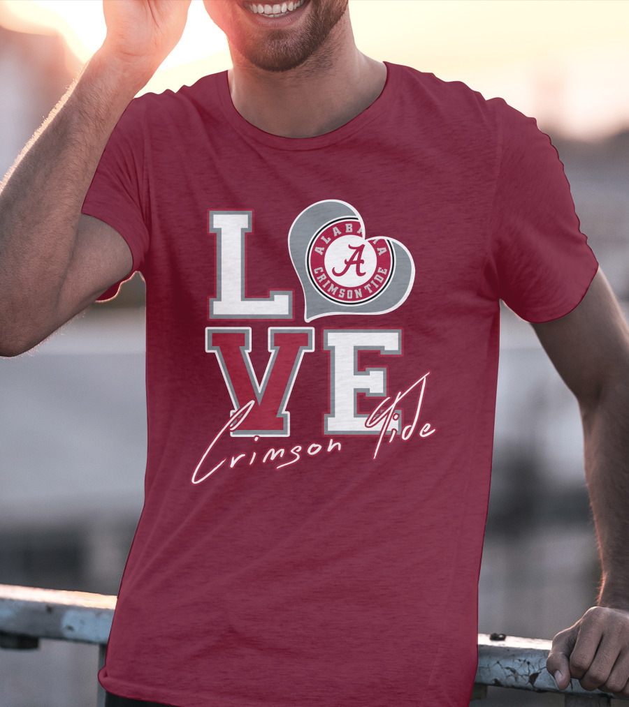 LOVE Alabama Crimson Tide T-Shirt