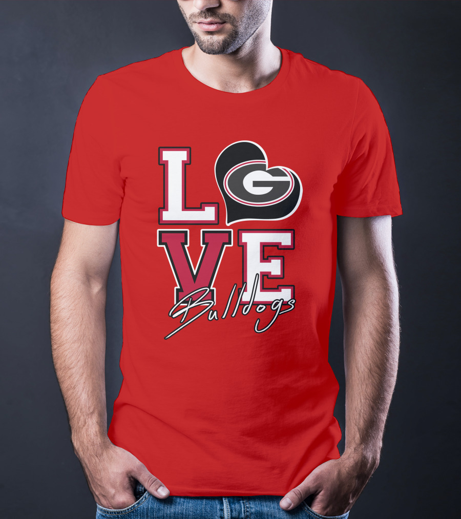 LOVE Georgia Bulldogs T-Shirt