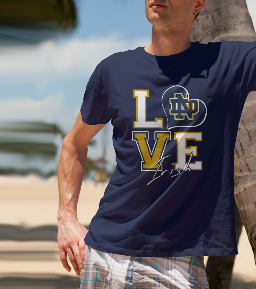 LOVE Notre Dame Irish ND T-Shirt