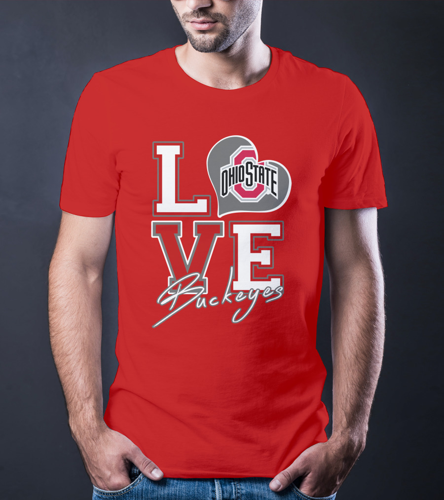 LOVE Ohio State Buckeyes T-Shirt