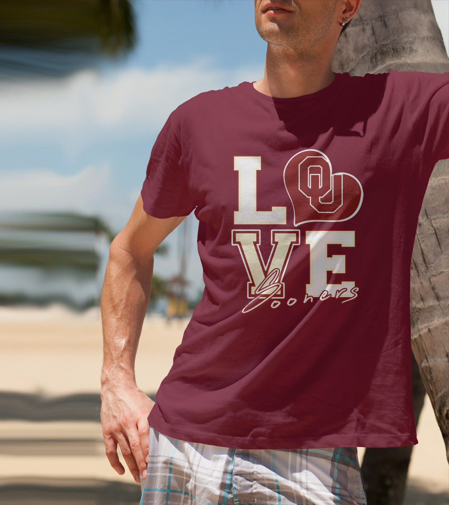 Love OU Heart Sooners T-Shirt