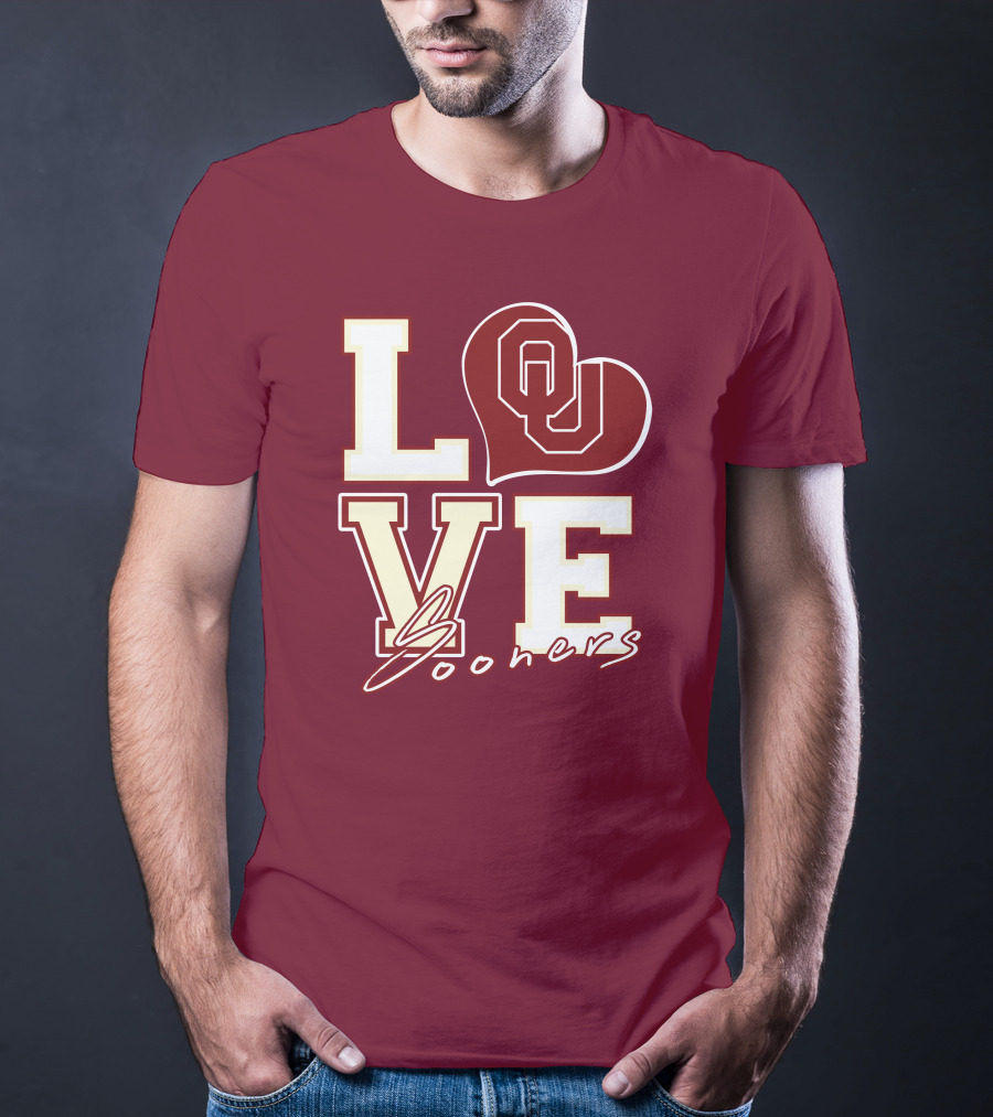 Love OU Heart Sooners T-Shirt