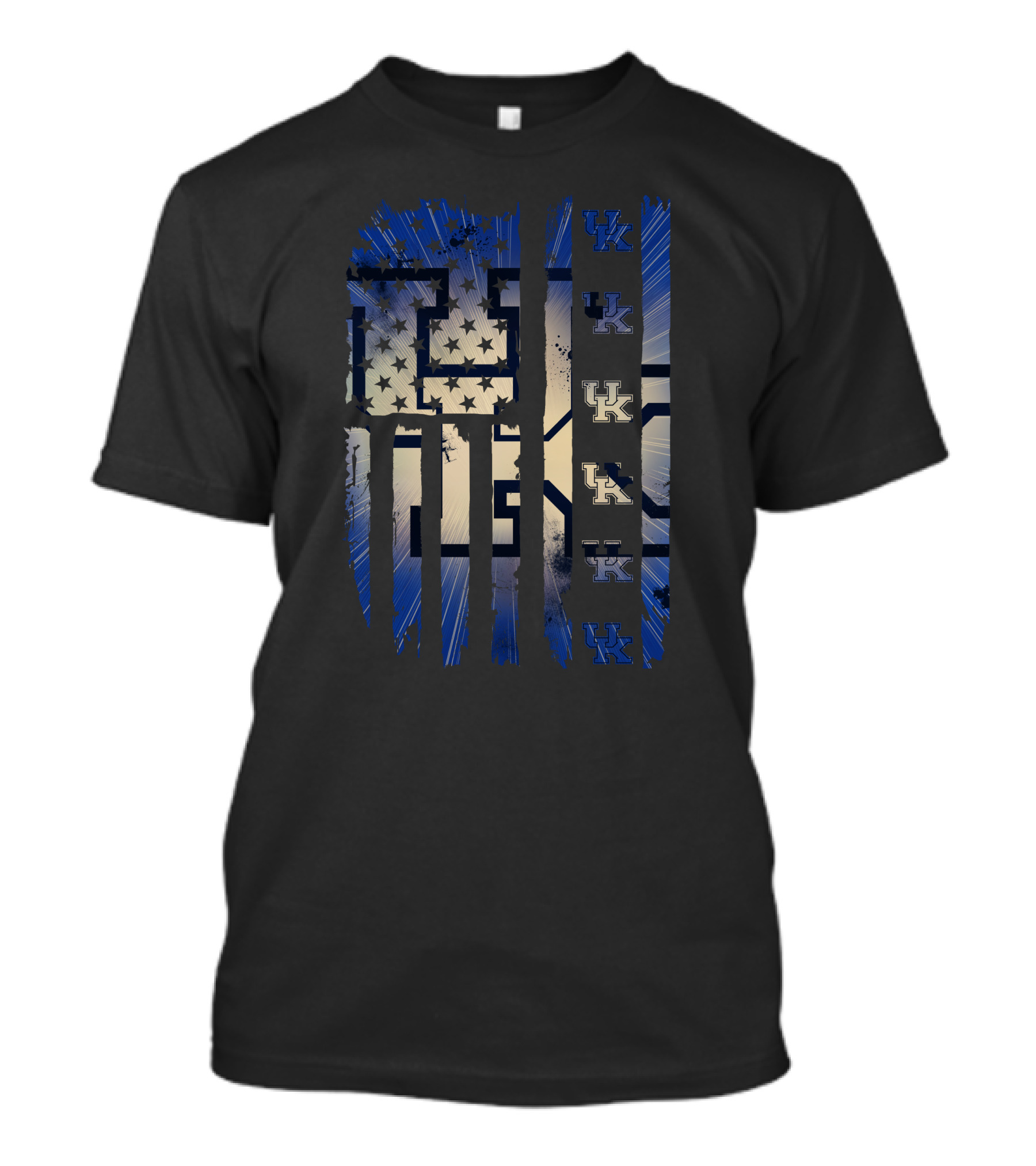 Kentucky Wildcats Uk American Flag T-Shirt