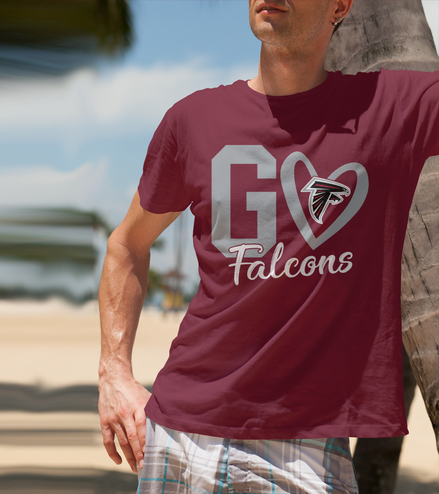 Go Falcons Heart T-Shirt