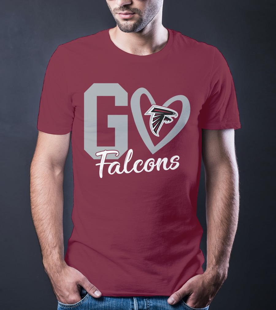 Go Falcons Heart T-Shirt