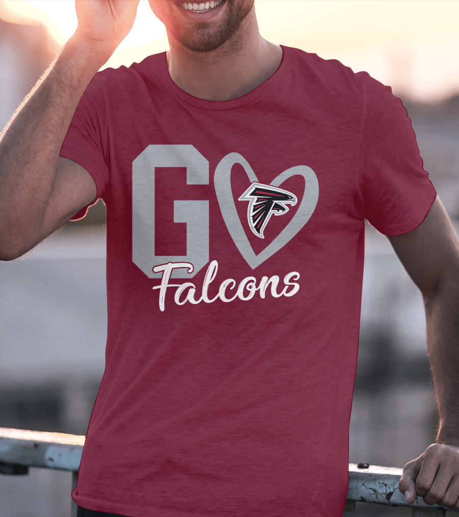 Go Falcons Heart T-Shirt