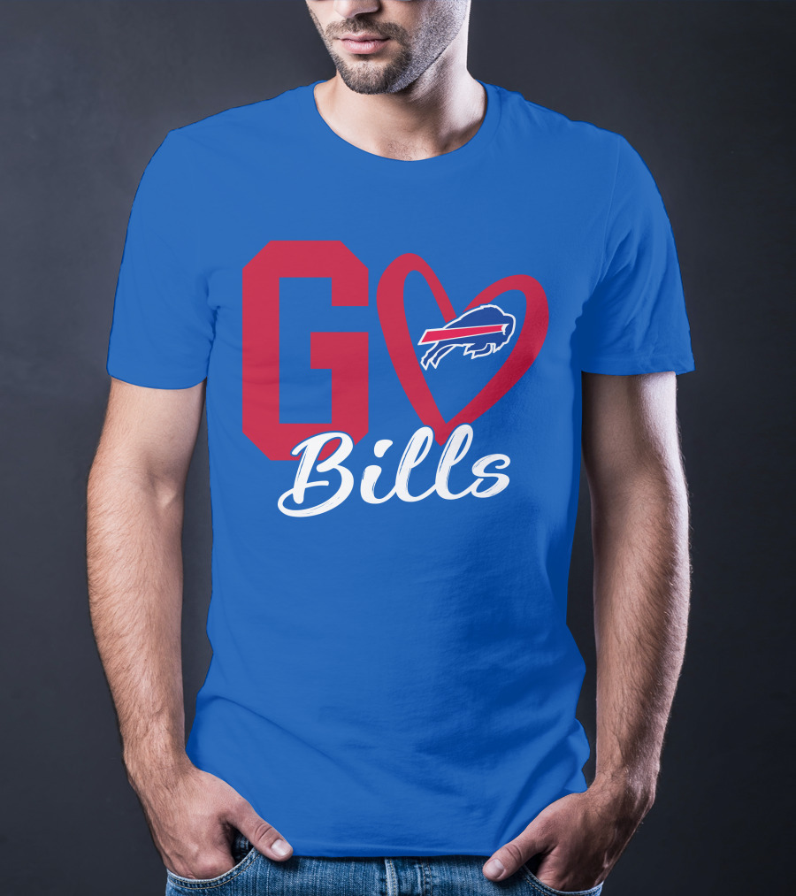 Go Bills Love Buffalo Bills T-Shirt