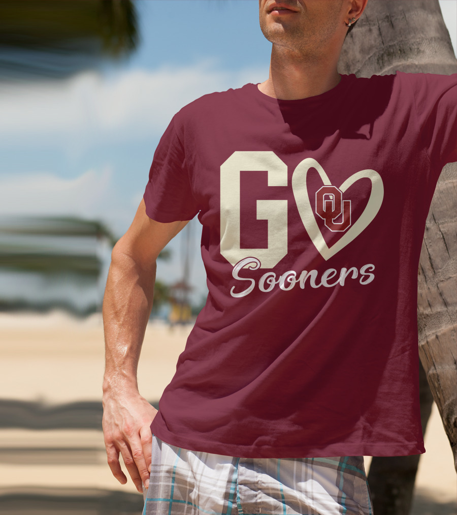 Go Sooners OU Heart T-Shirt