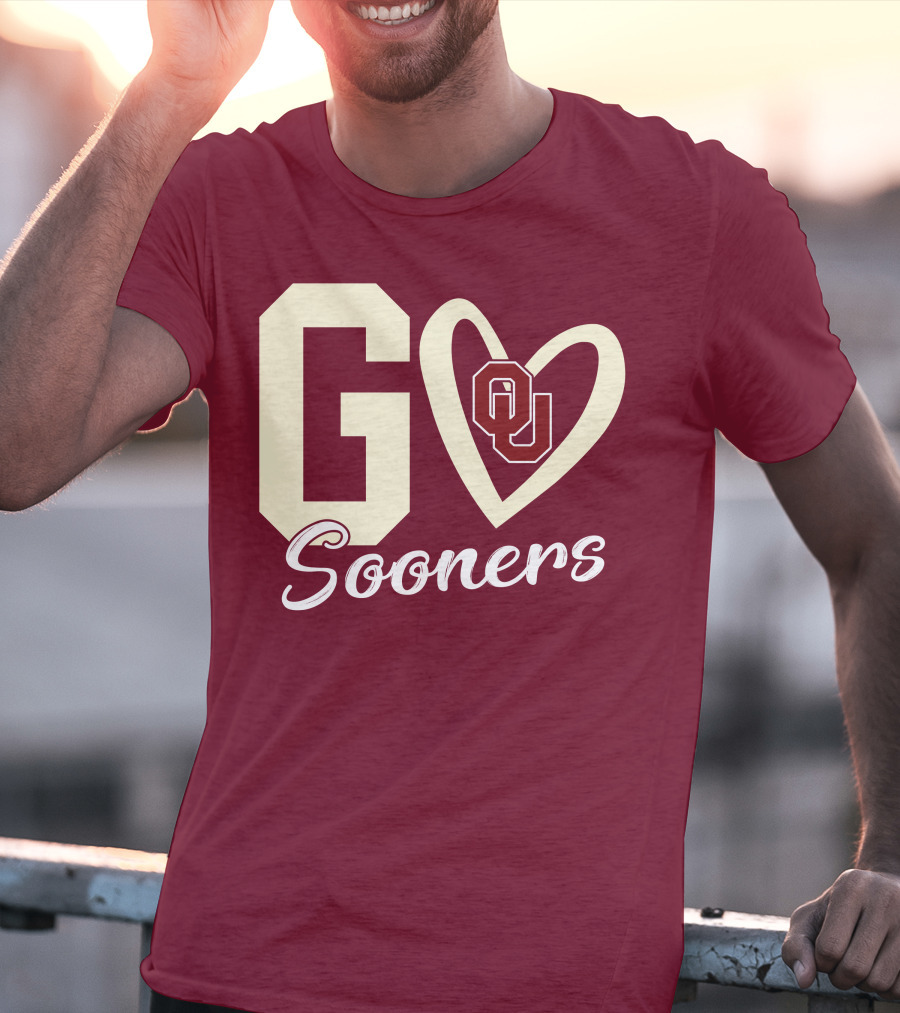 Go Sooners OU Heart T-Shirt