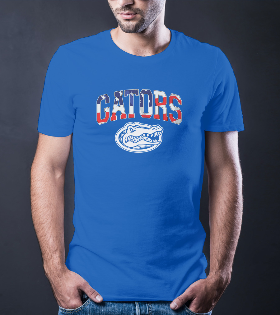 Gators American Flag T-Shirt