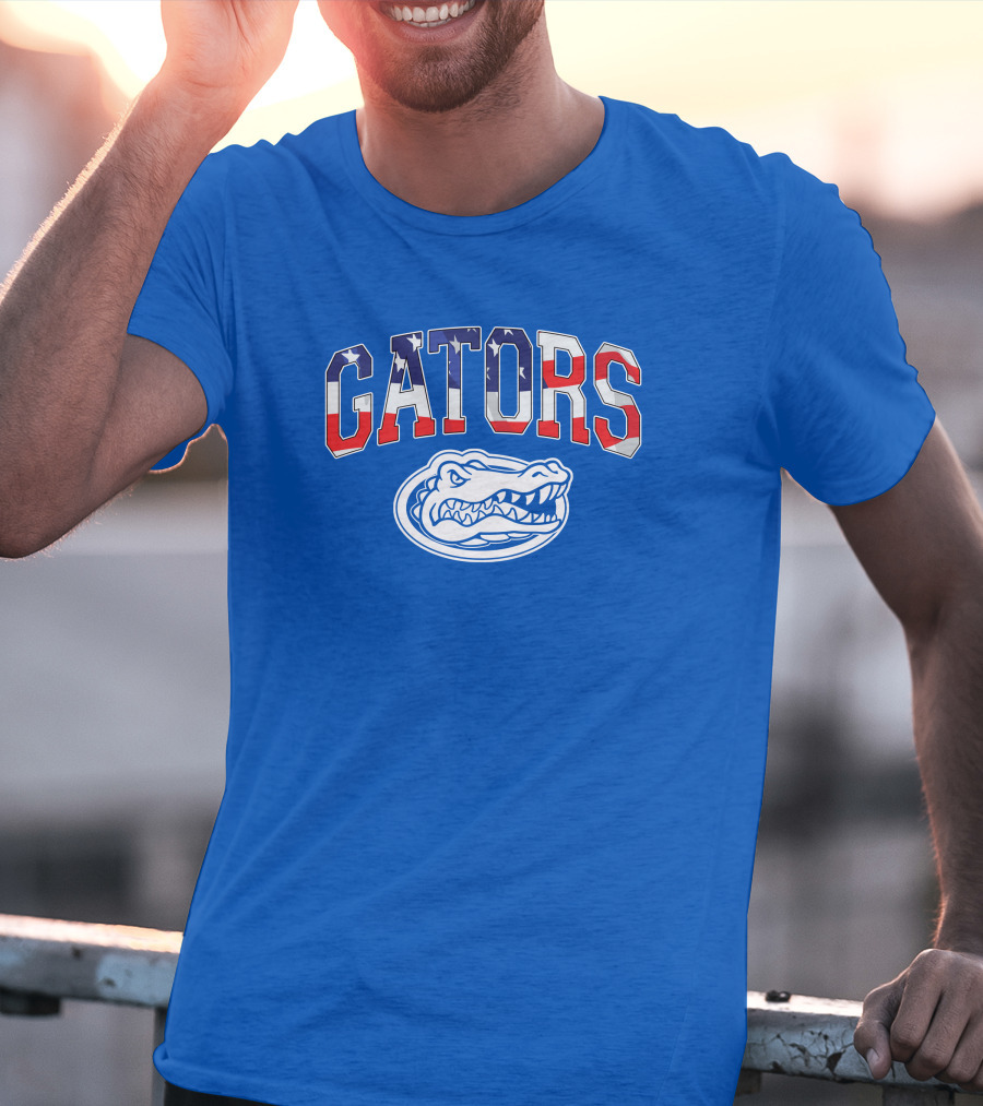 Gators American Flag T-Shirt