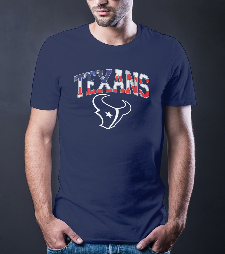 Texans American Flag T-Shirt