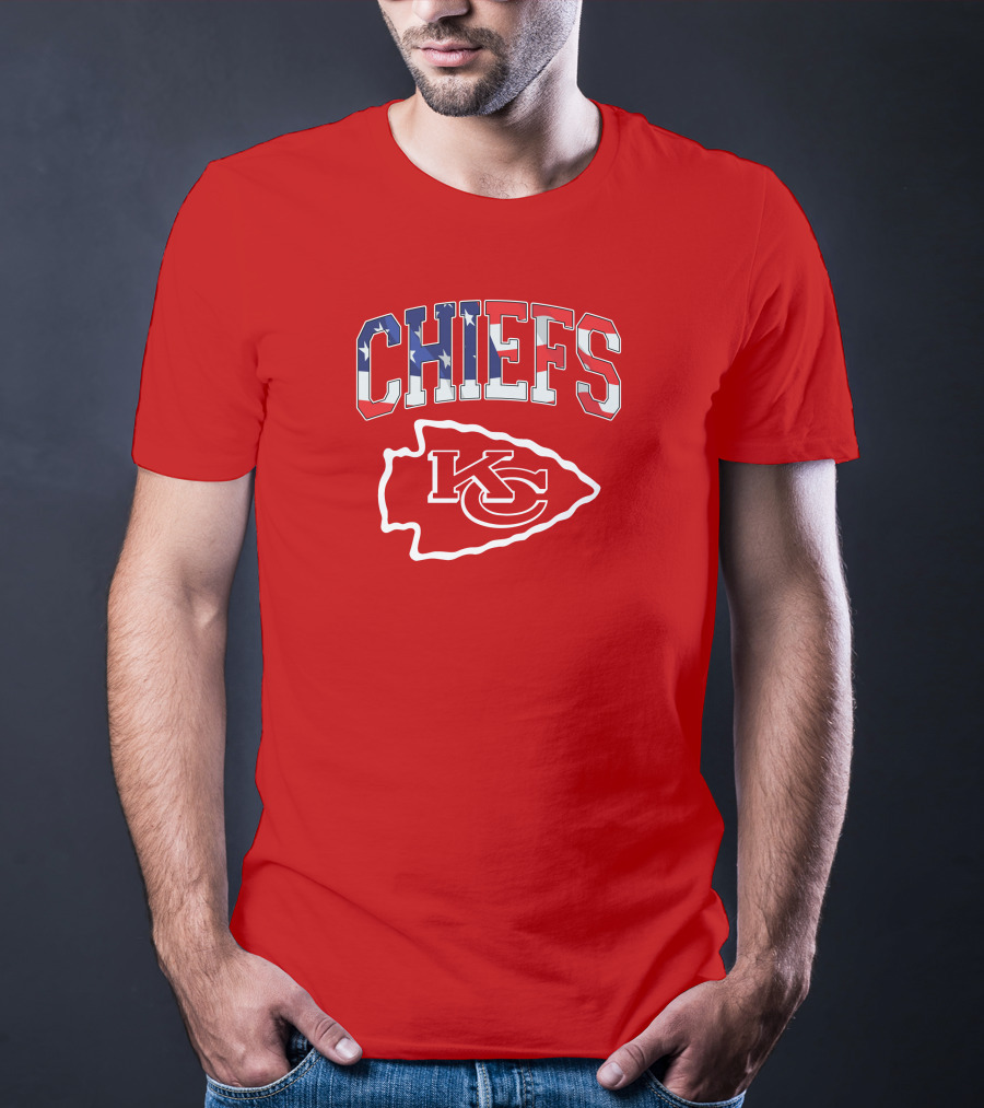 Chiefs Kc Kansas City American Flag T-Shirt