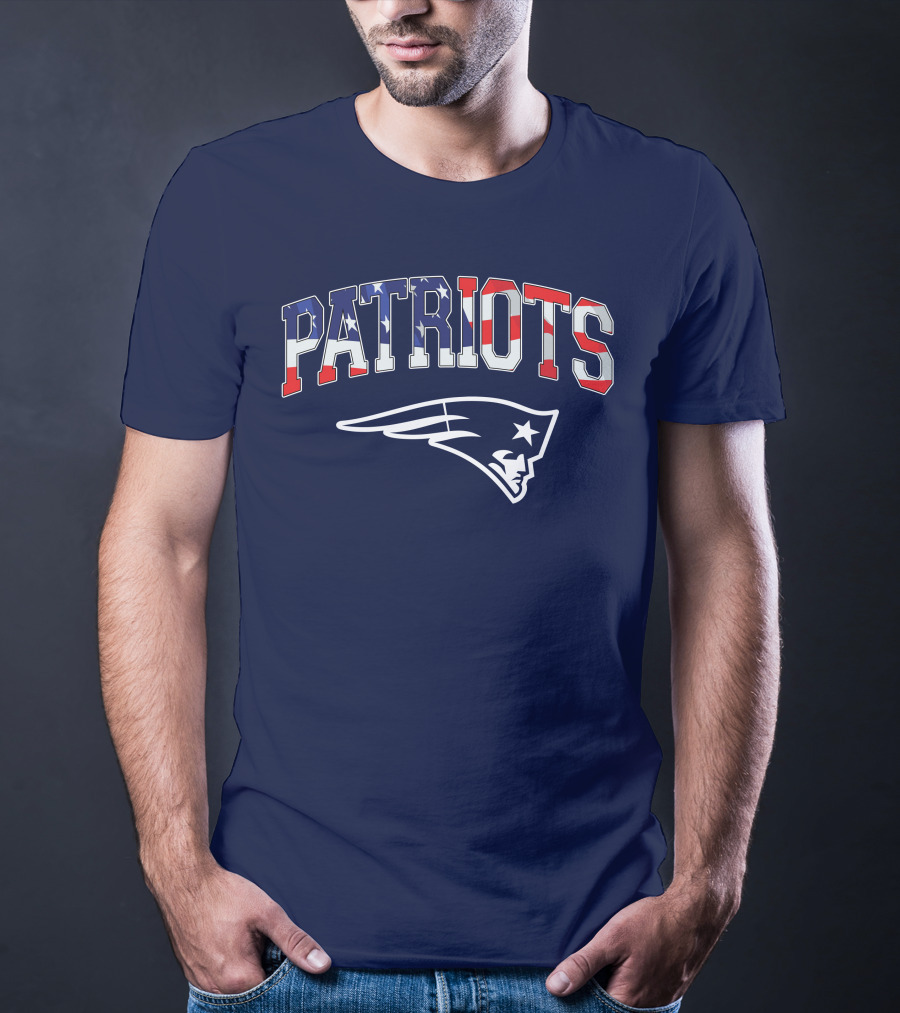 Patriots American Flag New England Patriots T-Shirt