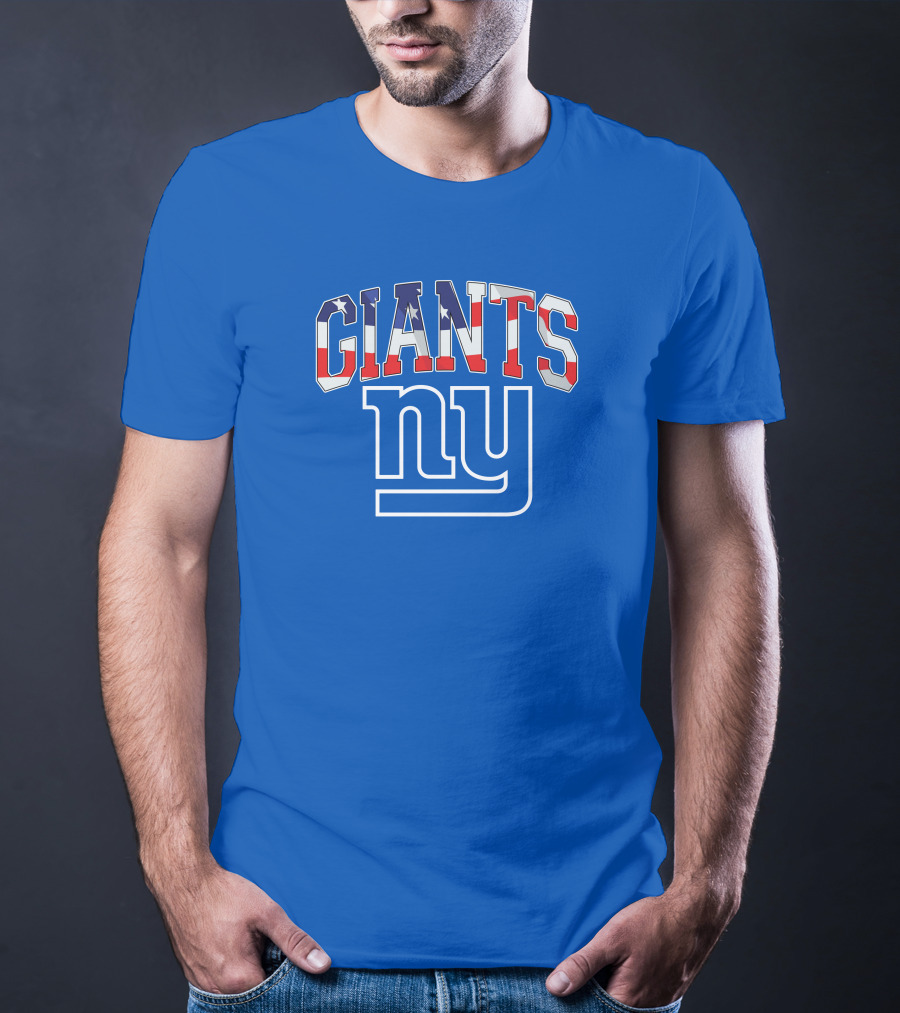 New York Giants American Flag NY T-Shirt