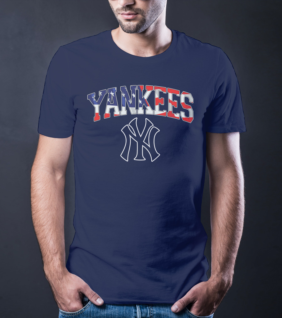 YANKEES American Flag NY T-Shirt